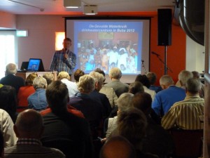 Een presentatie van Paul Akkerman tijdens de Partindag